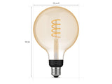 Pack Ampoule de 1 G125 E27 Filament Globe - Filament Hue White Ambiance