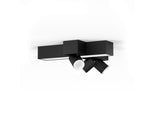 Plafonnier Centris Cross 3 spots Noir