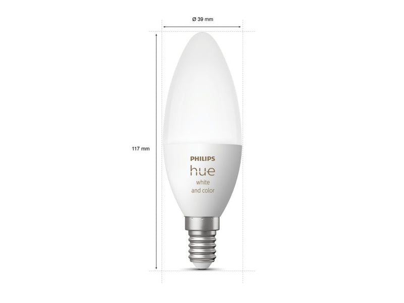 Pack de 2 ampoules E14 White and color ambiance