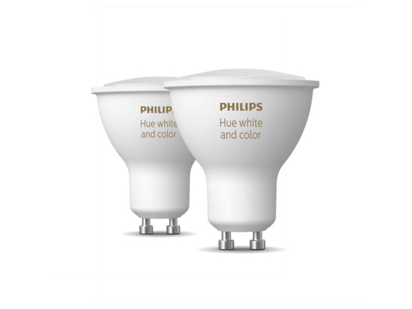 Pack de 2 GU10 White and Color ambiance