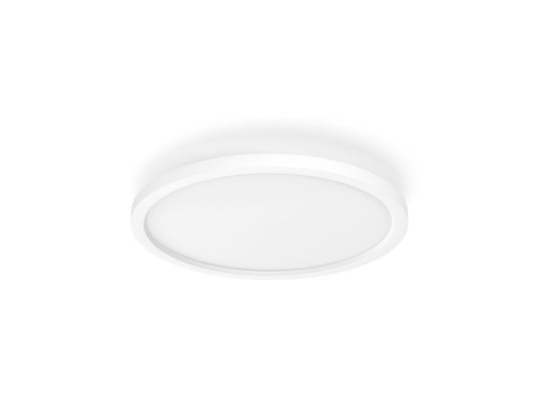 Panneau lumineux rond Aurelle Blanc