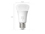 Pack de 2 ampoules E27 Hue White (1 bouton intelligent - 1100LM)