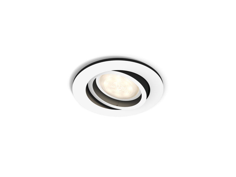 Spot à encastrer Milliskin Blanc rond