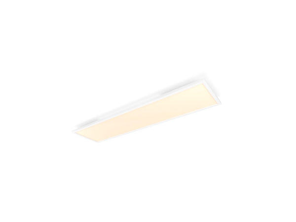 Panneau Aurelle rectangulaire LED 120X30 cm Blanc