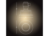 Spot encastrable pour salle de bains Adore Chrome