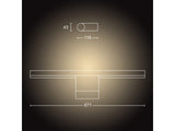 Lampe pour miroir de salle de bain Adore Grand modèle