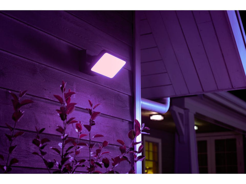 Projecteur extérieur Discover Noir - White and color ambiance