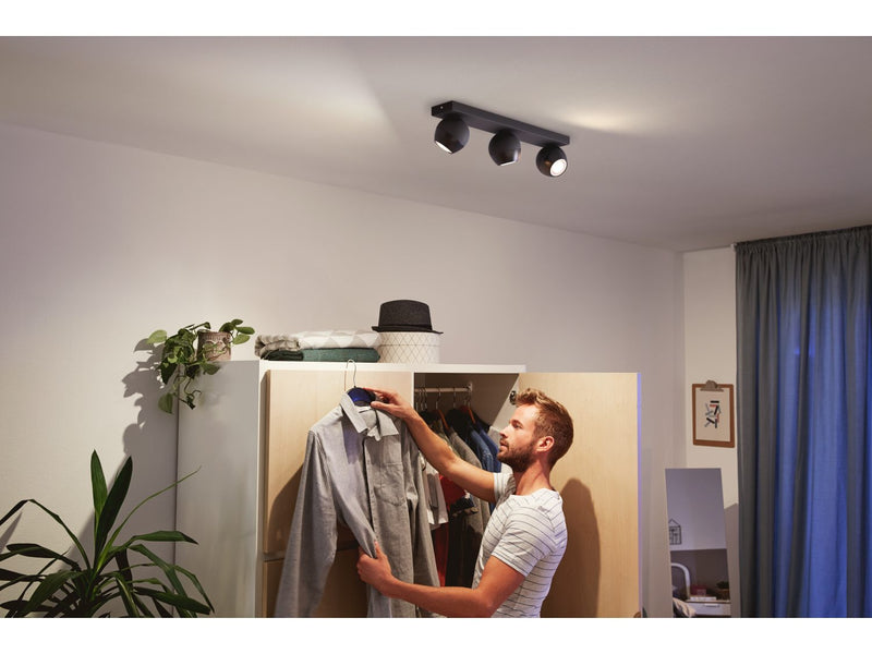 Spot triple Buckram Noir