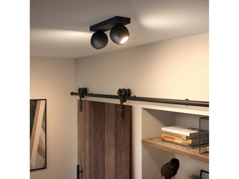 Spot double Buckram Noir