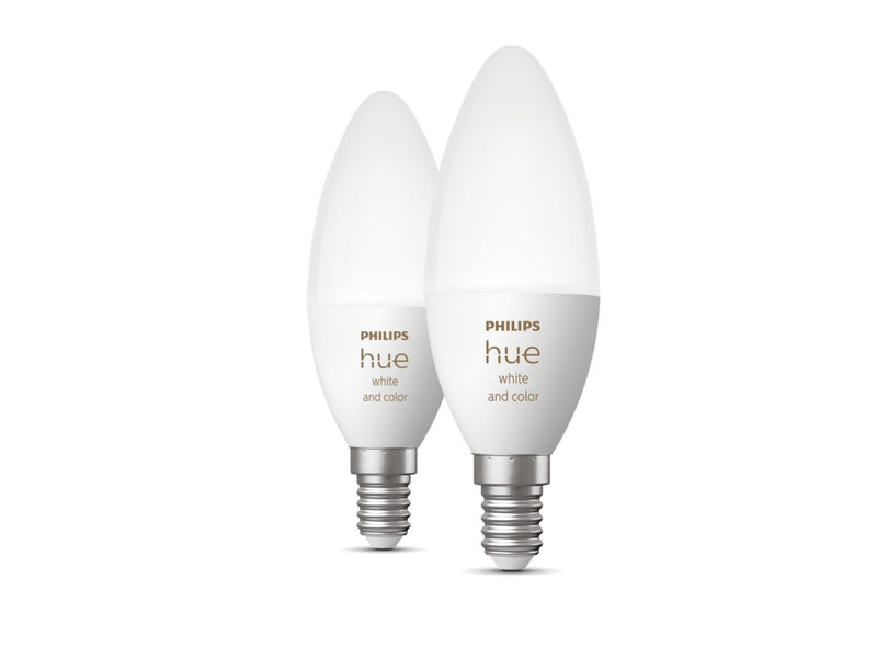 Pack de 2 ampoules E14 White and color ambiance