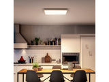 Panneau lumineux carré Aurelle 60X60 cm Blanc