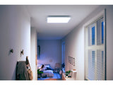 Panneau lumineux carré Aurelle 60X60 cm Blanc