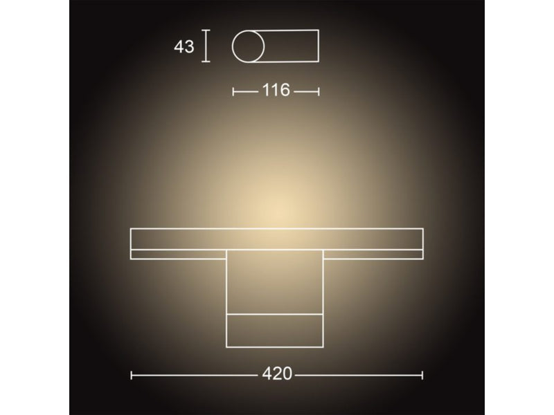 Lampe pour miroir de salle de bain Adore Petit modèle
