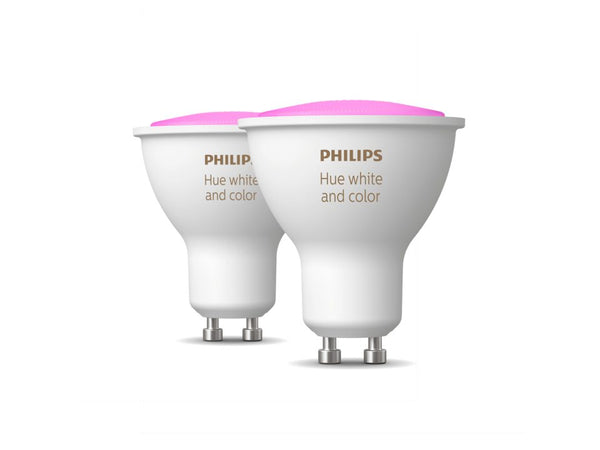 Pack de 2 GU10 White and Color ambiance