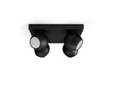 Spot quadruple Buckram Noir
