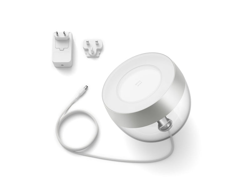 Lampe à poser Iris argent