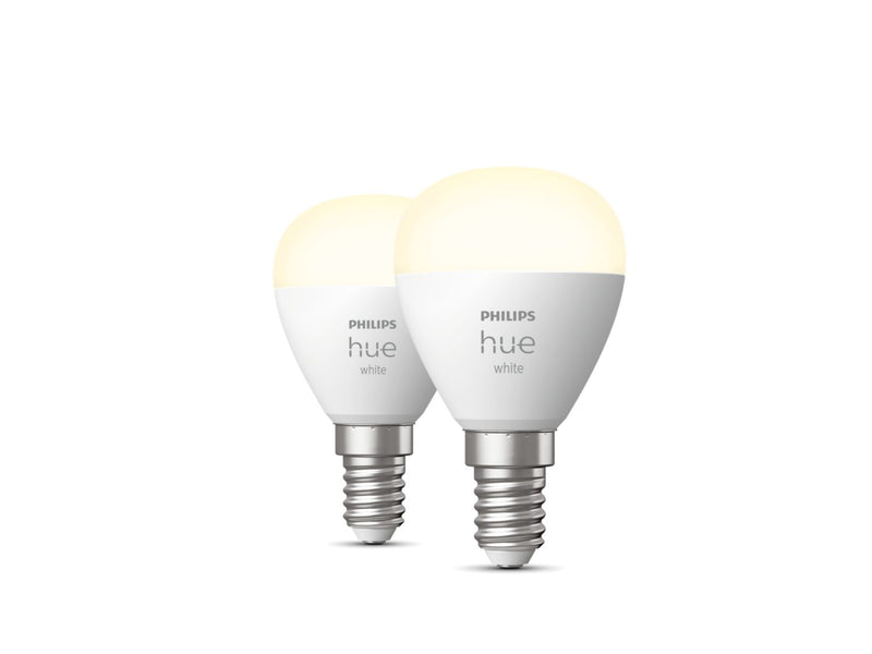 Pack de 2 ampoules sphérique E14 White